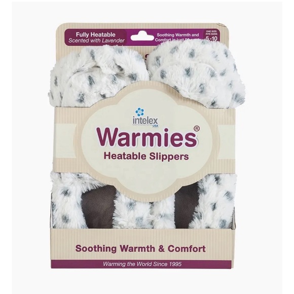 Warmies Shoes Warmies Snuggable Lavender Microwaveable Slippers New